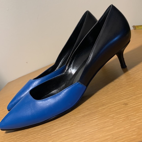 PIERRE HARDY COLOR BLOCK KITTEN HEEL PUNMPS SHOES - Picture 2 of 13